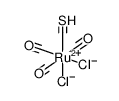 tricarbonyldichloro(thiocarbonyl)ruthenium(II) structure
