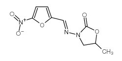 2-Oxazolidinone,5-methyl-3-[[(5-nitro-2-furanyl)methylene]amino]- structure