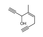 4-methyloct-4-en-1,7-diyn-3-ol结构式