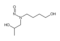 N-(4-hydroxybutyl)-N-(2-hydroxypropyl)nitrous amide结构式