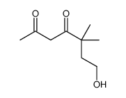 7-hydroxy-5,5-dimethylheptane-2,4-dione Structure