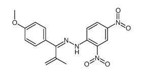 p-methoxyphenyl isopropenyl ketone 2,4-dinitrophenylhydrazone Structure