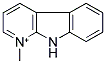 1-METHYL-9H-PYRIDO[2,3-B]INDOL-1-IUM结构式