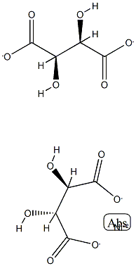 nickel(2+) dihydrogen bis[R-(R*,R*)]-tartrate Structure