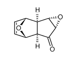 exo-4,5-epoxy-exo-10-oxatricyclo[5.2.1.02,6]deca-8-en-3-one结构式