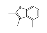 2,3,4-trimethyl-1-benzothiophene结构式