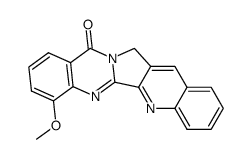 Quino[2,3:3,4]pyrrolo[2,1-b]quinazolin-11(13H)-one,7-methoxy- structure