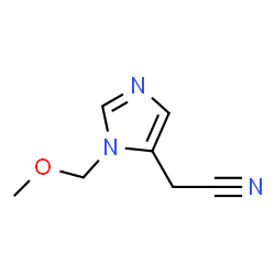 1H-Imidazole-5-acetonitrile,1-(methoxymethyl)-(9CI) Structure