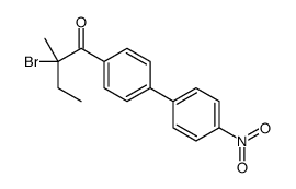 α-Bromo-α-methyl-4'-(p-nitrophenyl)butyrophenone Structure