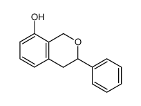 1H-2-Benzopyran-8-ol,3,4-dihydro-3-phenyl-(9CI) structure