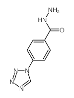 4-(1H-tetrazol-1-yl)benzohydrazide(SALTDATA: FREE)结构式