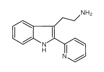 2-(2-PYRIDIN-2-YL-1H-INDOL-3-YL)-ETHYLAMINE structure