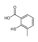 BENZOIC ACID, 2-MERCAPTO-3-METHYL-结构式