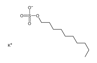 potassium,decyl sulfate Structure