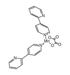 [Mn(II)(2,4'-bipyridine)2(oxalato)]结构式