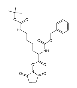 Z-D-Lys(Boc)-OSu structure