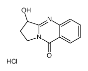 3-hydroxy-2,3-dihydro-1H-pyrrolo[2,1-b]quinazolin-9-one,hydrochloride结构式