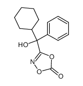 3-(Cyclohexylhydroxyphenylmethyl)-1,4,2-dioxazol-5-on Structure