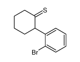 2-(2-bromophenyl)cyclohexane-1-thione Structure