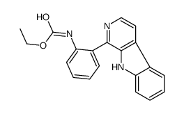 ethyl N-[2-(9H-pyrido[3,4-b]indol-1-yl)phenyl]carbamate结构式