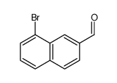 8-bromo-2-naphthaldehyde Structure