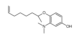 3-(dimethylamino)-4-[(2S)-oct-7-en-2-yl]oxyphenol Structure