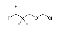 Propane, 3-(chloromethoxy)-1,1,2,2-tetrafluoro Structure