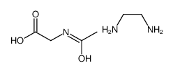 2-acetamidoacetic acid,ethane-1,2-diamine结构式