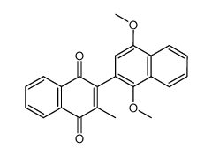 1',4'-Dimethoxy-3-methyl-[2,2'-binaphthyl]-1,4-chinon structure