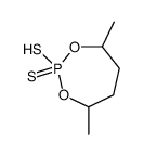 4,7-dimethyl-2-sulfanyl-2-sulfanylidene-1,3,2λ5-dioxaphosphepane结构式