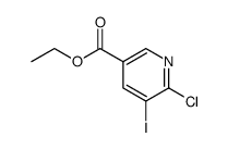 ethyl 6-chloro-5-iodonicotinate Structure