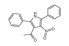 1-(4-nitro-2,5-diphenyl-1H-pyrrol-3-yl)ethanone Structure