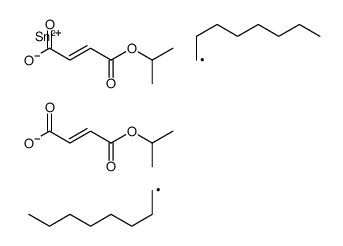 isopropyl (Z,Z)-2-methyl-9,9-dioctyl-4,7,11-trioxo-3,8,10-trioxa-9-stannatetradeca-5,12-dien-14-oate结构式