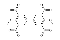 4,4'-Dimethoxy-3,5,3',5'-tetranitro-biphenyl结构式