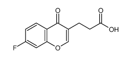 6-氟色酮-3-丙酸结构式