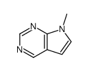 7H-Pyrrolo[2,3-d]pyrimidine, 7-methyl- (9CI)结构式