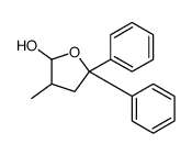 3-methyl-5,5-diphenyloxolan-2-ol结构式