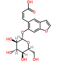 补骨脂葡萄糖苷结构式