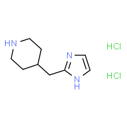 4-(1H-IMIDAZOL-2-YLMETHYL)-PIPERIDINE 2HCL结构式