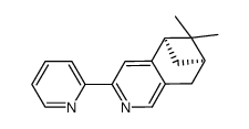 (7R,9R)-4,5-pineno-2,2'-bipyridine结构式