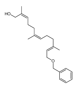 2,6,10-trimethyl-12-phenylmethoxydodeca-2,6,10-trien-1-ol结构式