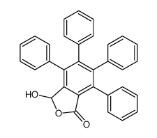 3-hydroxy-4,5,6,7-tetraphenyl-3H-2-benzofuran-1-one Structure