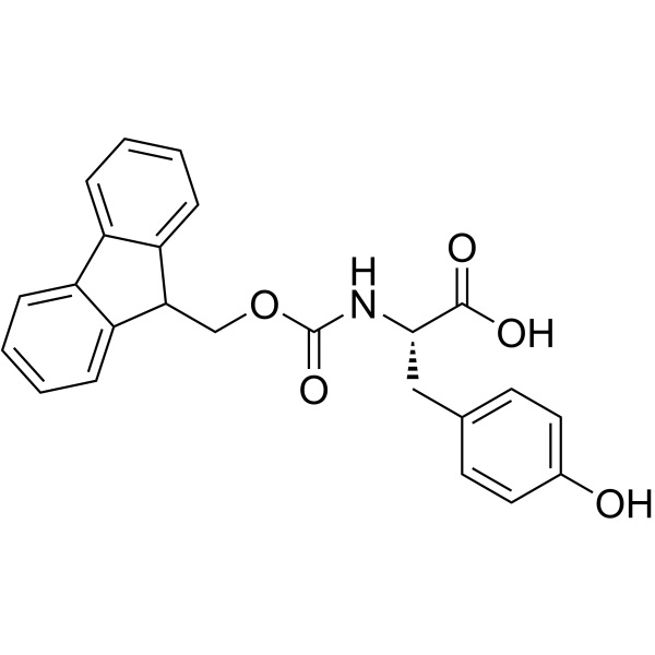 Fmoc-Tyr-OH Structure