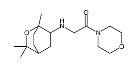 1-morpholin-4-yl-2-[(2,2,4-trimethyl-3-oxabicyclo[2.2.2]octan-5-yl)amino]ethanone Structure