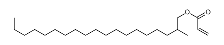 2-methylnonadecyl prop-2-enoate Structure