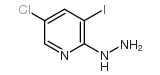 5-Chloro-2-hydrazino-3-iodopyridine Structure