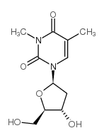 3-METHYLTHYMIDINE Structure