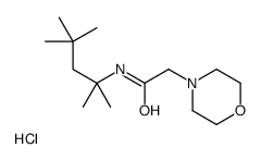 2-morpholin-4-yl-N-(2,4,4-trimethylpentan-2-yl)acetamide,hydrochloride Structure