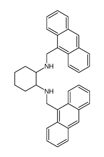 N,N’-bis(9-anhtracenylmethyl)-1,2-cyclohexanediamine Structure