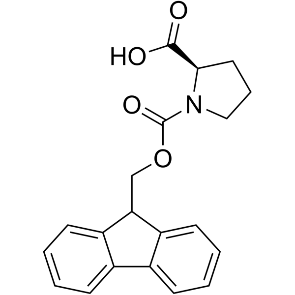 Fmoc-D-Pro-OH structure